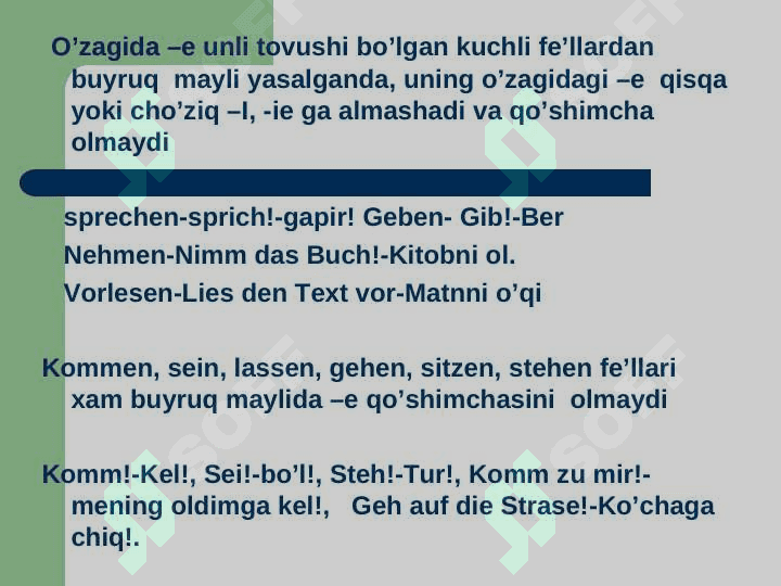 DER IMPERATIV. 4