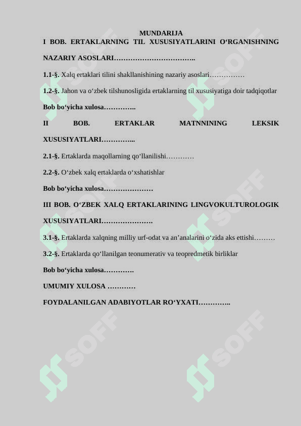ЕRTAKLARNING TIL XUSUSIYATLARINI O‘RGANISHNING NAZARIY ASOSLARI 3