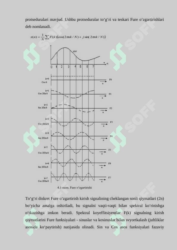 Matlab paketida signallarga spektral ishlov berish. 3