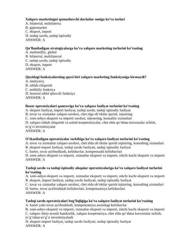 Xalqaro marketing