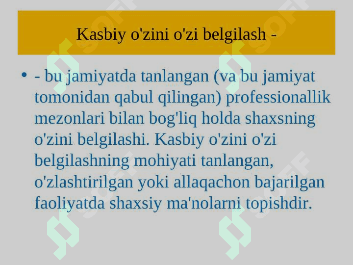 Kasbiy qiziqish va moyilliklarni aniqlash 3