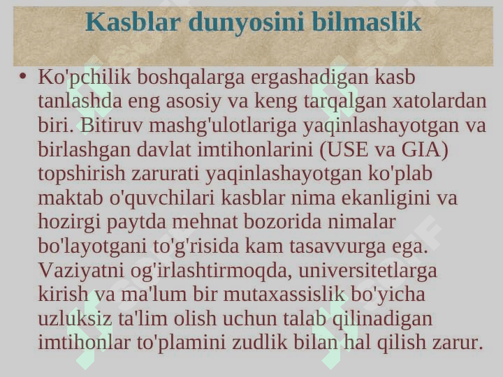 Kasb tanlashda uchraydigan xatoliklarni oldini olish omillari 2