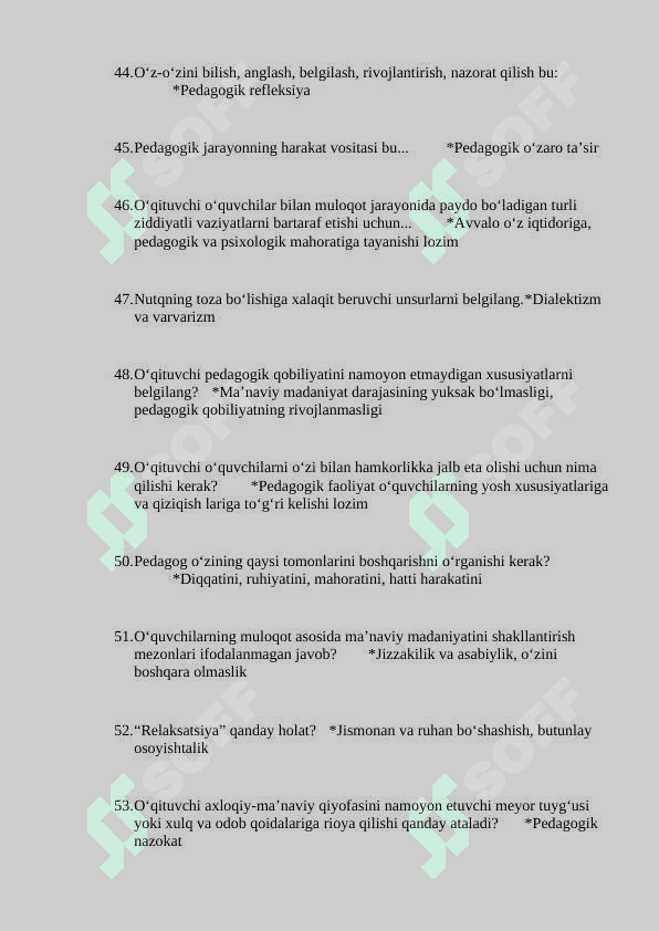 BIMM uchun 2000ta test 5