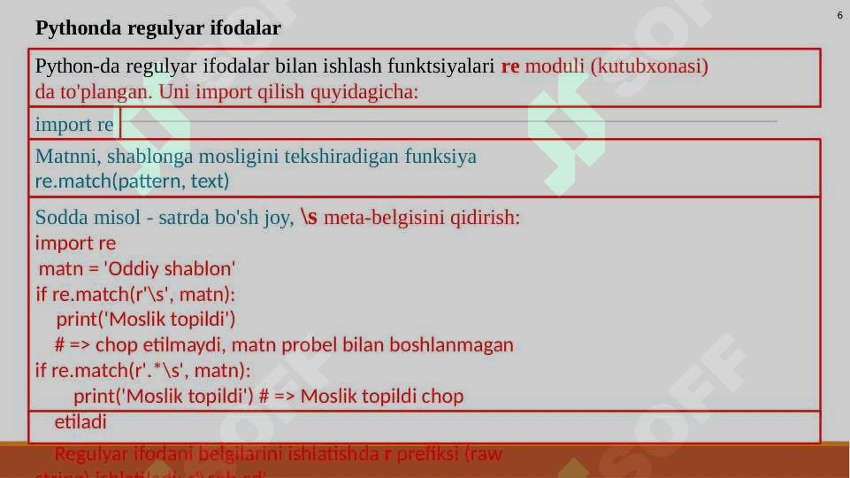 Regulyar ifodalar 6