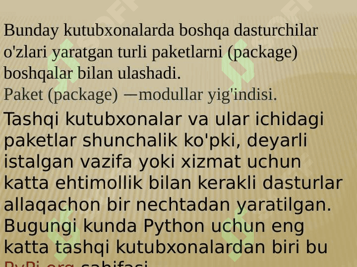 Pythonda tayyor algoritmlar kutubxonalari va u bilan ishlash 3