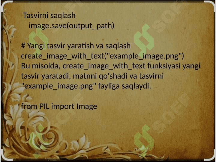 Pythonda rasmlar bilan ishlash 4