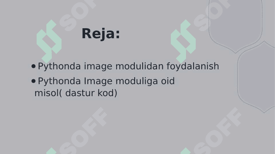 Pythonda image modulidan foydalanish 2