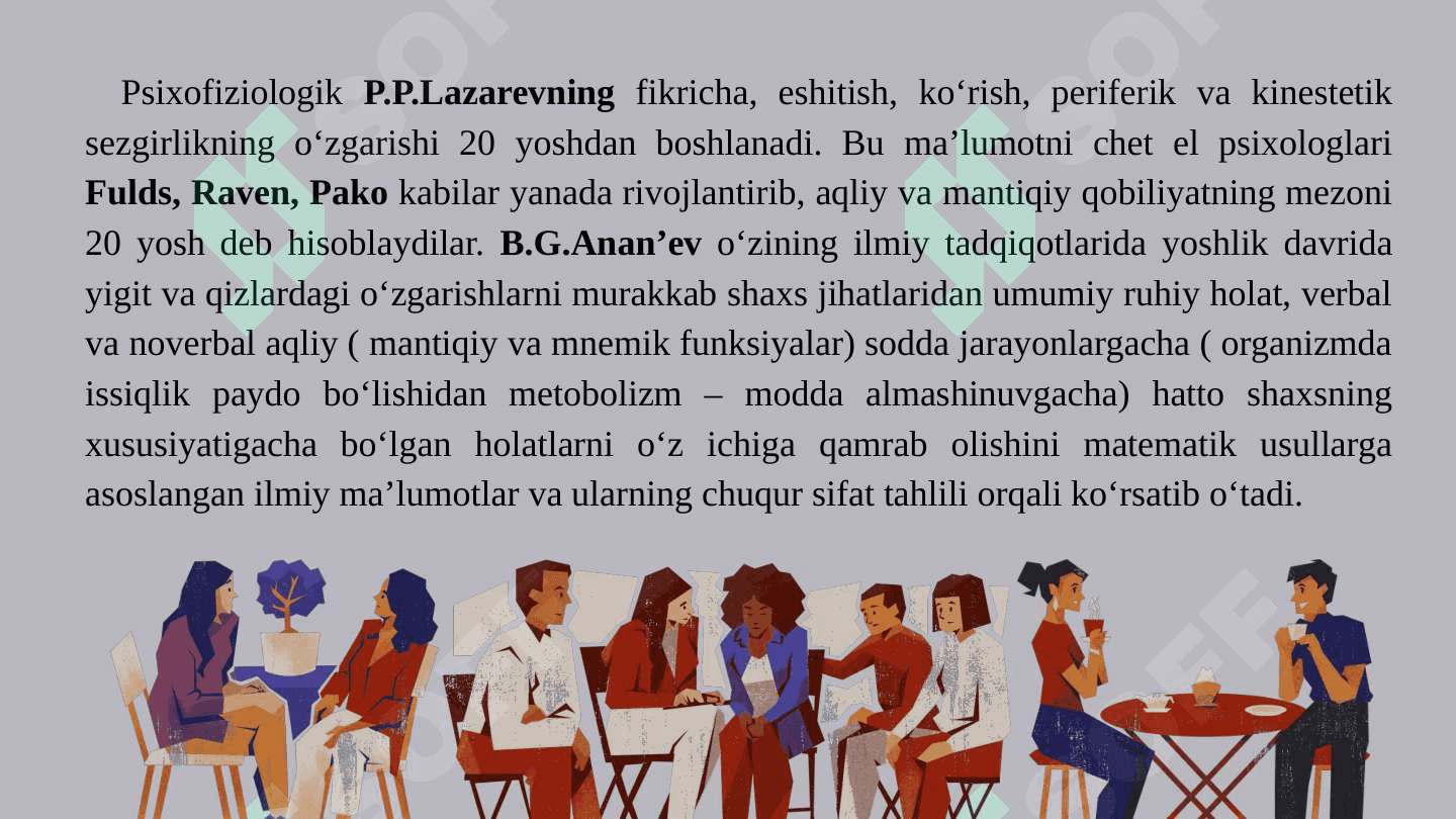 Mavzu: Yetuklik davrining psixologik xususiyatlari. 4