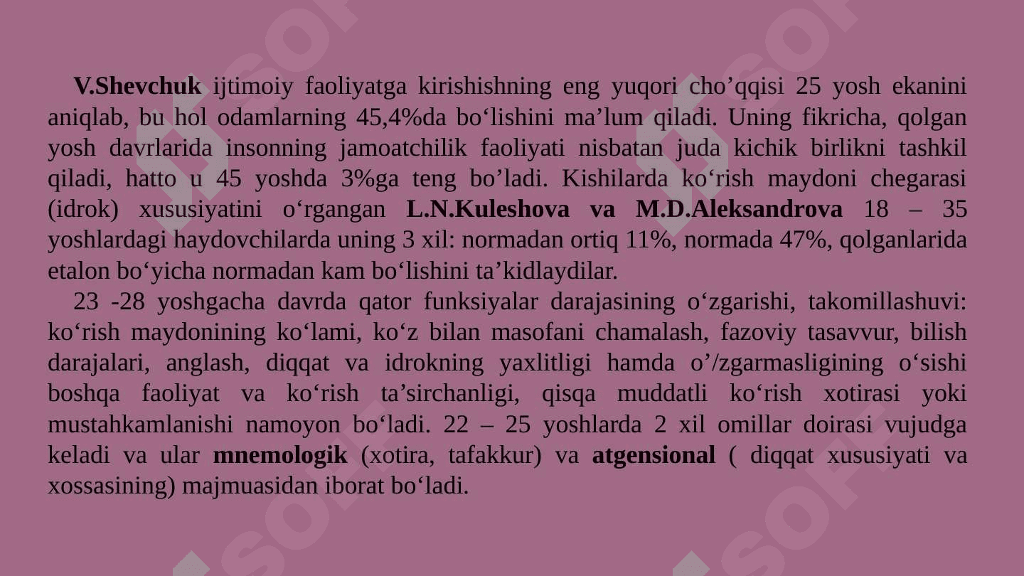Mavzu: Yetuklik davrining psixologik xususiyatlari. 7