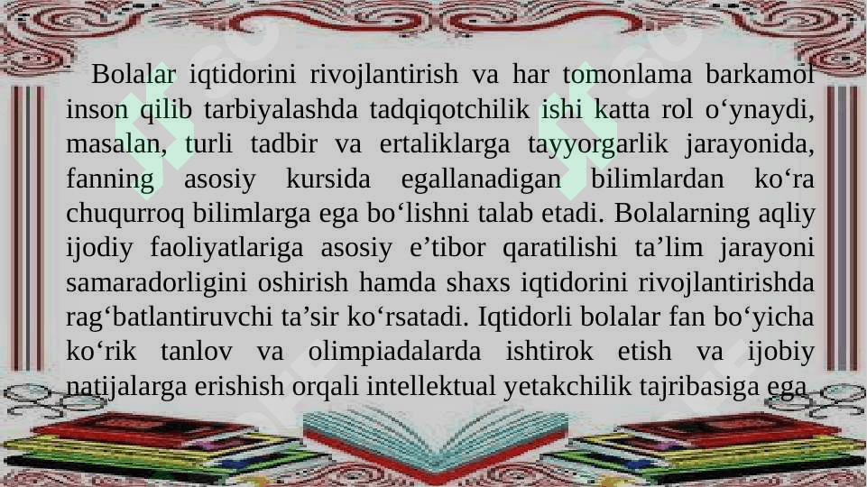 Ona tili ta’limida bilim, ko‘nikma va malakalarni tekshirish. Boshlang‘ich sinflarda imloga oid mashqla 4
