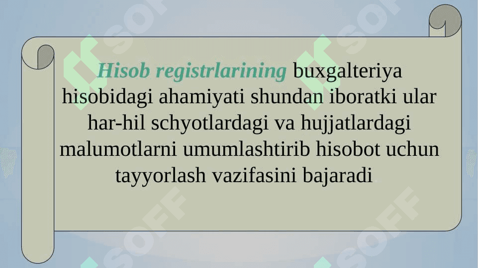 Buxgalteriya hisobining registrlari va shakllari 6