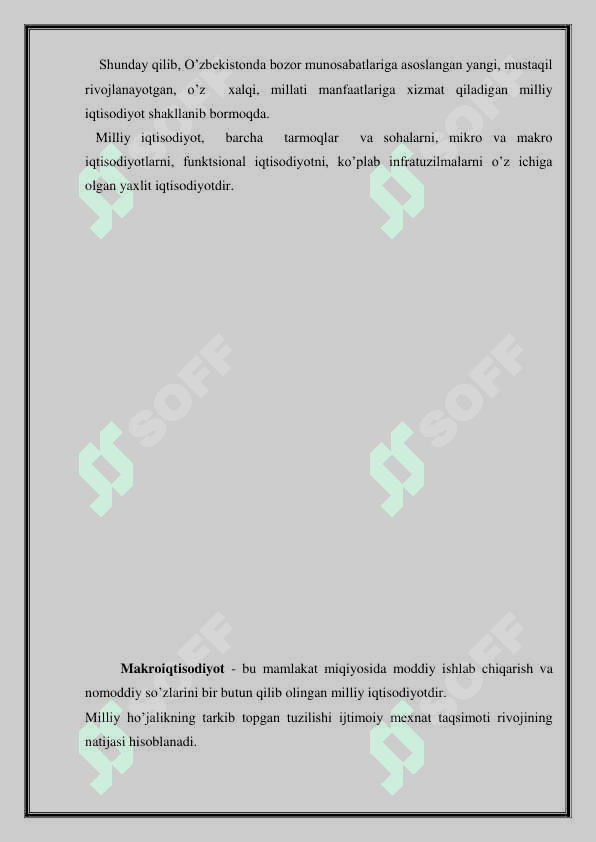 Yalpi ichki mahsulot. Yalpi milliy maxsulot va uni hisoblash 4