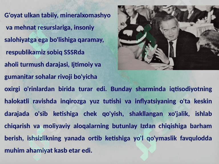 Mustaqillik yillarida amalga oshirilgan islohatlar 3