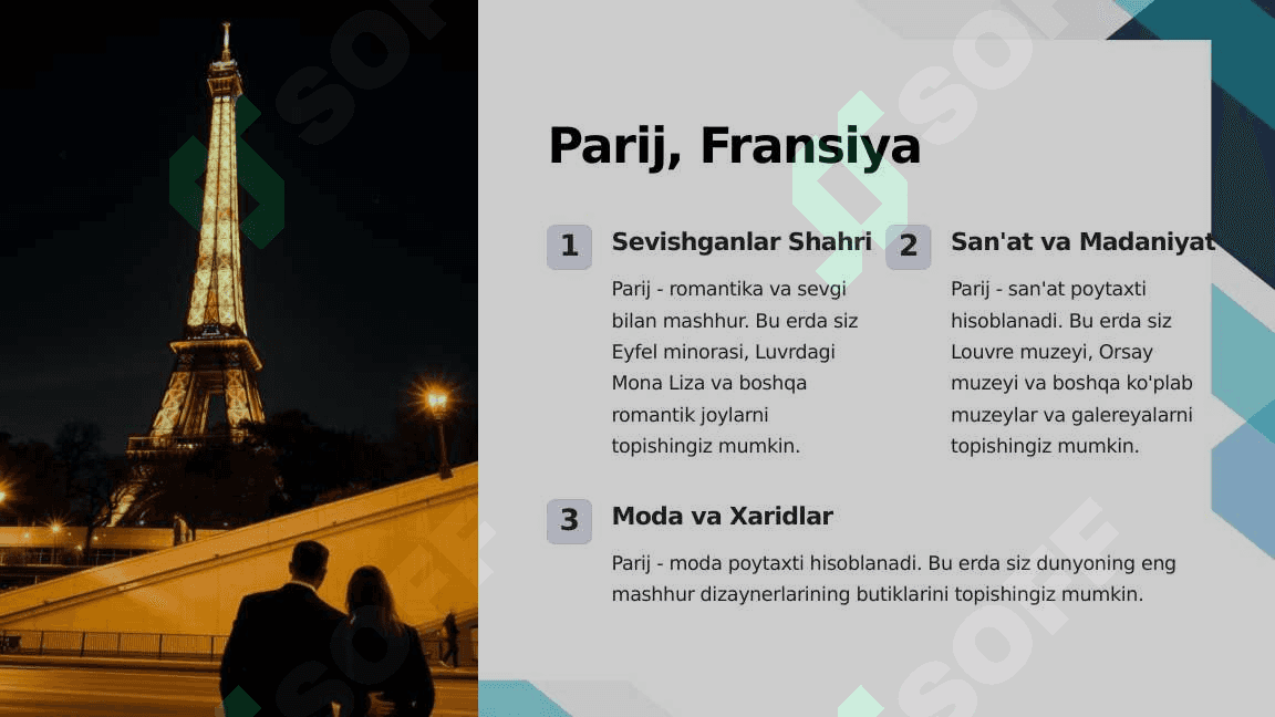 DUNYODAGI ENG MASHHUR SAYYOHLIK MASKANLARI 4