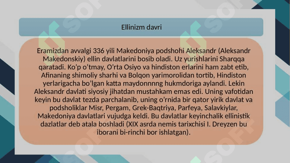 ELLINIZM DAVRI SAN'ATI 3