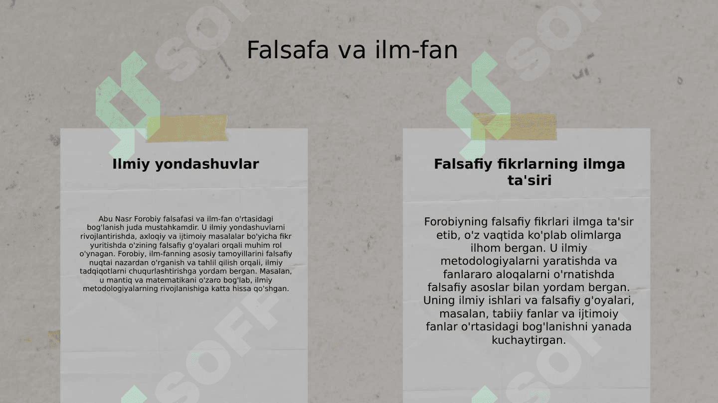 Abu Nasr Forobiy faoliyatining o’rganilishi 7