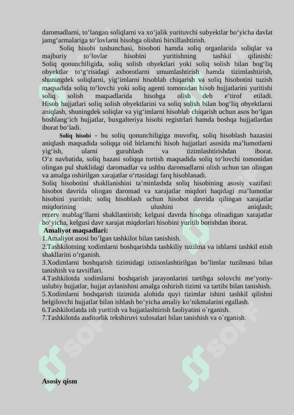 Davlat Soliq Inspeksiyasi Sirdaryo viloyati Sirdaryo tumani filliali bo’yicha malakaviy amaliyot  HISOBOTI 4