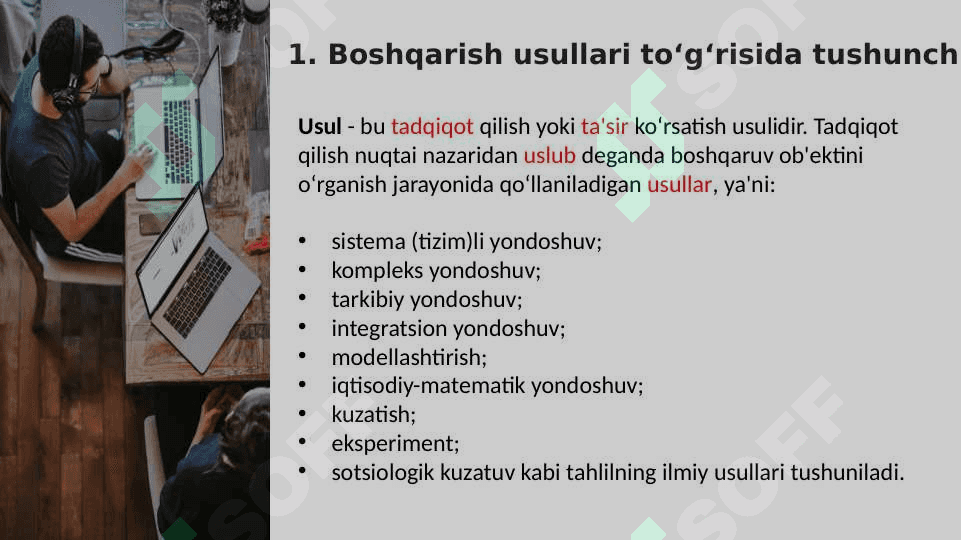 Boshqaruv usullari 3