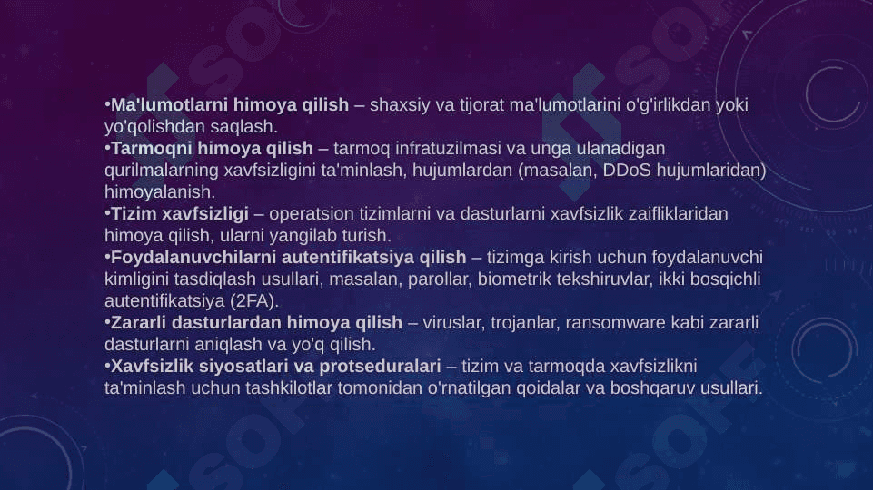 Raqamli xavfsizlik masalalari va uni ta’minlash yo‘llari 4