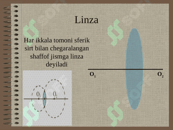 Linza va linzalar sistemasi 2