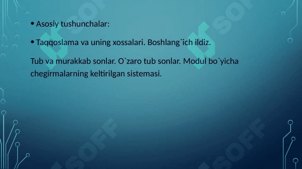 Lejandr va Yakobi simvollari va ularning xossalari. 3