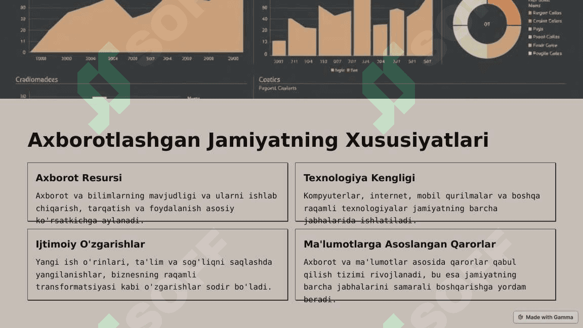 Axborotlashgan jamiyat va uning istiqbollari 3