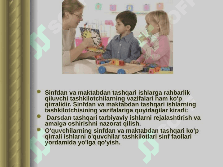 TARBIYAVIY SOAT MASHG'ULOTALRINI TASHKIL ETISH 2