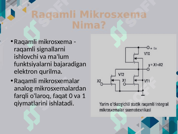 raqamli_mikrosxemalarning xarakteristikalari va parametrlari 3