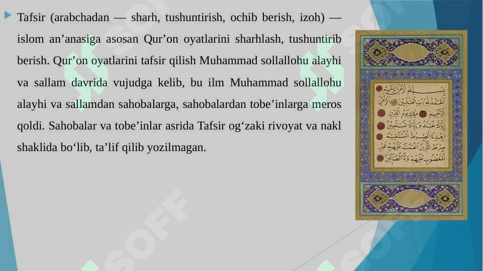 Mustaqillik yillarida Qur'onning o'zbek tiliga tarjima qilinishi va tafsirlari haqida 3