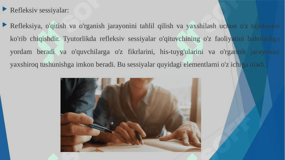 Tyutorlik faoliyatida refleksiv sessiyalar va faol tinglash texnologiyalari 3