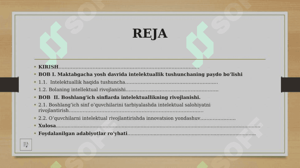 MAKTABGACHA VA BOSHLANG'ICH TA'LIM OLUVCHILARNING INTILEKTUAL RIVOJLANISHI 2
