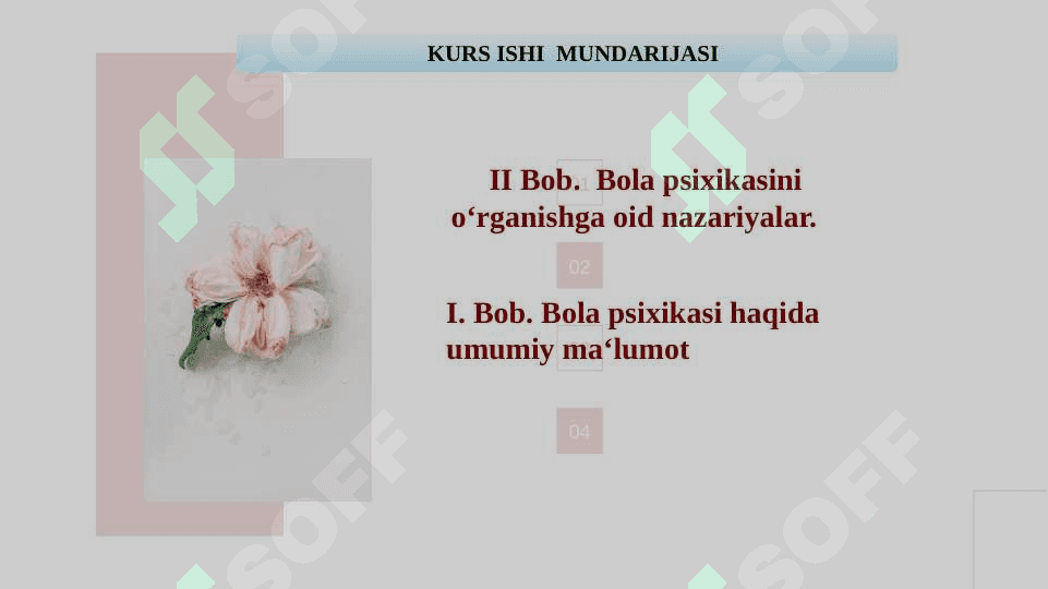 BOLA PSIXIKASINI O‘RGANISH TAMOYILLARI 2