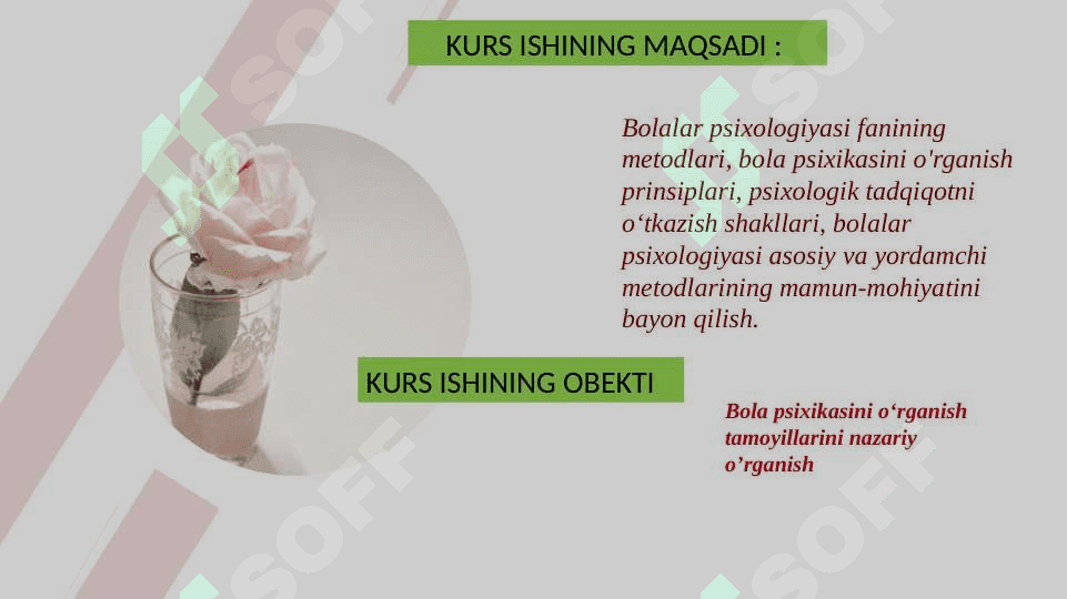 BOLA PSIXIKASINI O‘RGANISH TAMOYILLARI 6