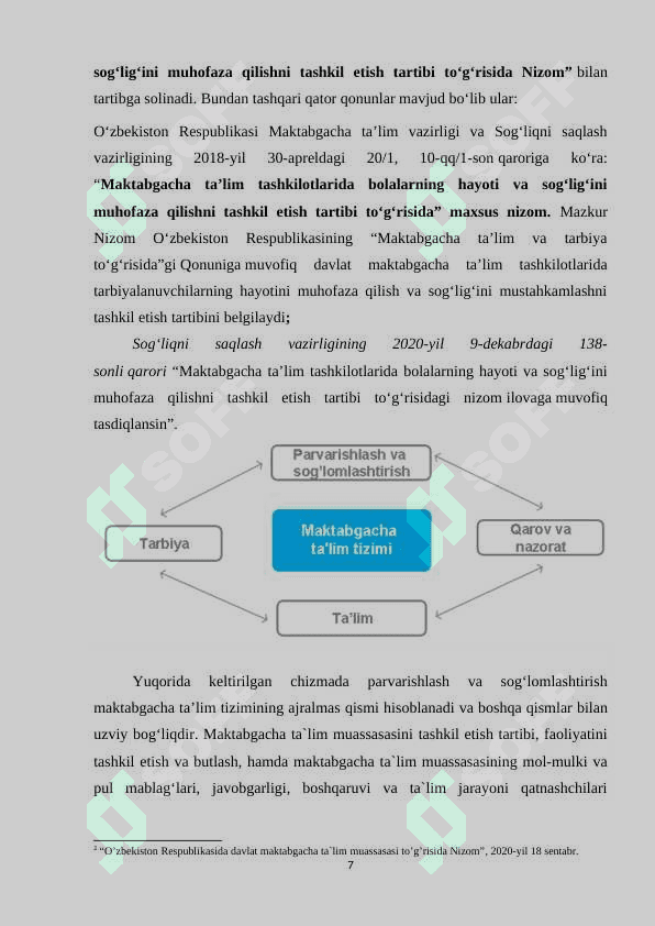 MAKTABGACHA TA’LIM MUASSASALARIDA BOLALAR HAYOTI VA XAVFSIZLIGINI MUXOFAZA QILISH. 8