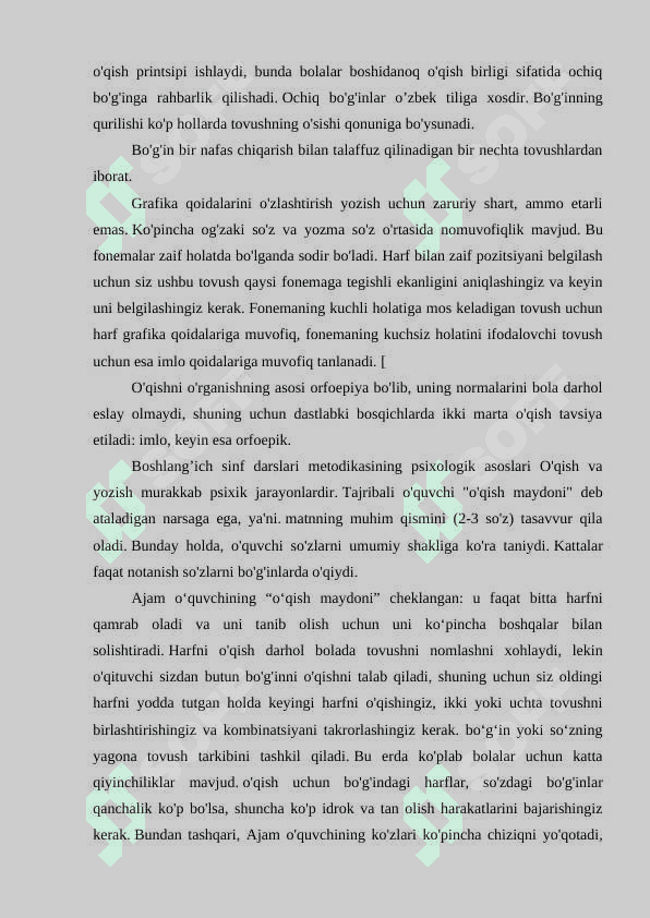 Boshlang’ich sinflarda “Gap” mavzusini o’rgatish metodikasi. 5