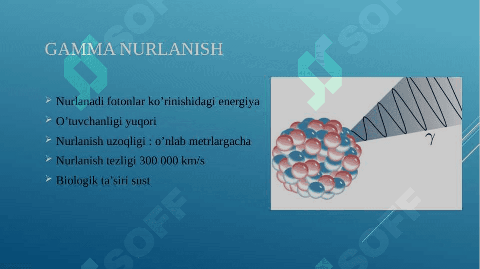 Yadro kimyosining tibbiyotdagi ahamiyati. 6
