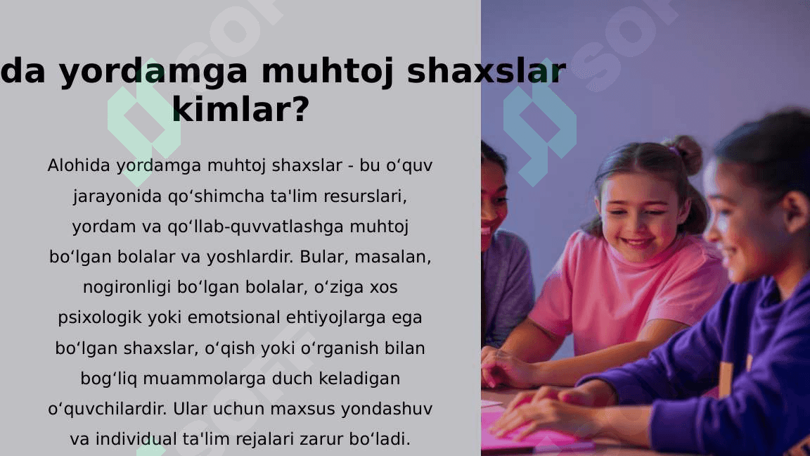 Alohida yordamga muhtoj shaxslarni inklyuziv ta’lim konsepsiyasining mohiyati va asosiy qoidalari 3