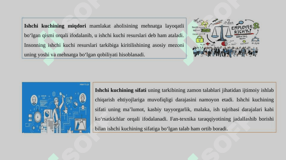 ISHCHI KUCHI, UNING BANDLIGI VA ISHSIZLIK 5