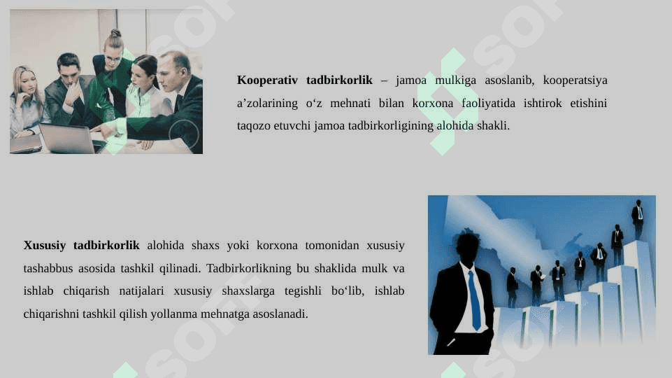 TADBIRKORLIK FAOLIYATI VA TADBIRKORLIK KAPITALI 8