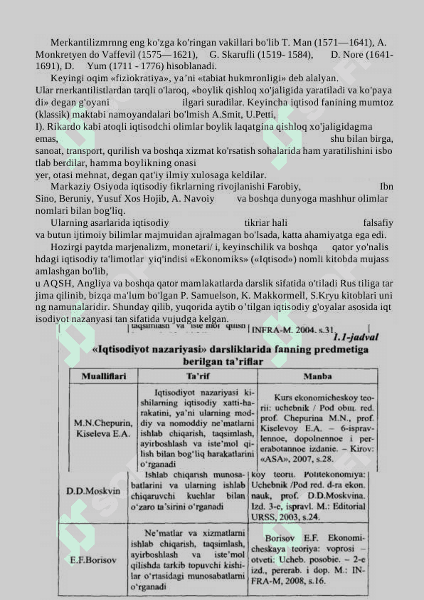 IQTISODIYOT FANINING JAMIYAT TARAQQIYOTIDAGI O’RNI 7