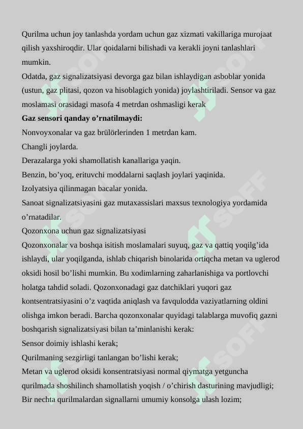 Gaz sensori hamda buzzeri 4