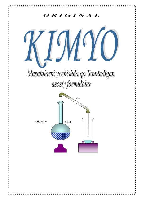 KIMYODAN MASALALAR YECHISHDA RIOYA QILINISHI ZARUR BO`LGAN ASOSIY  QOIDALAR.