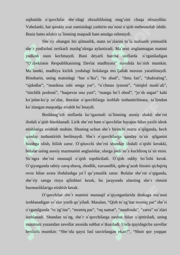 Sifat so'z turkumini o'rganish jarayonida o'quvchilar nutqini o'stirish 7