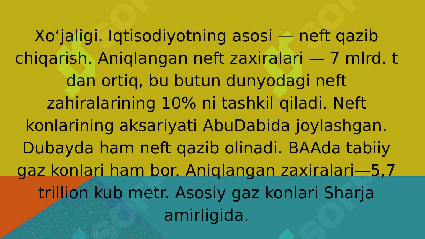 Birlashgan Arab Amirligi  UAE 8