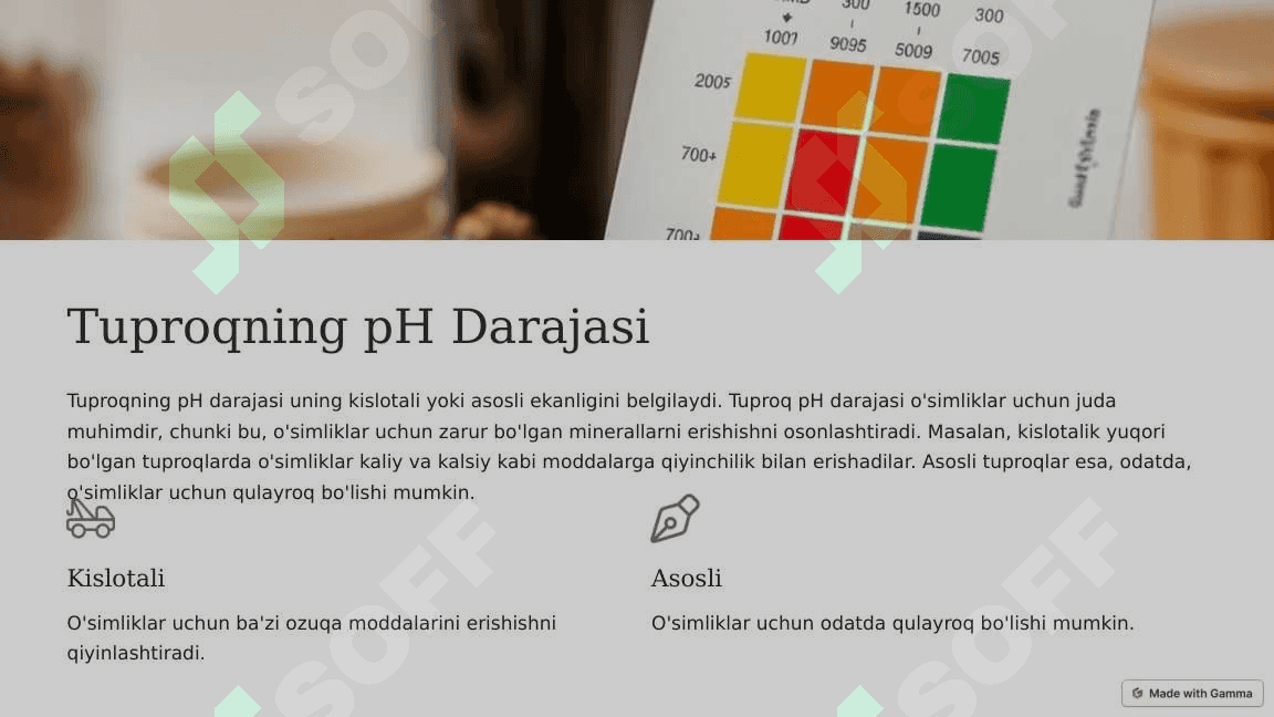 Tuproq va uning tabiiy xususiyatlari 4