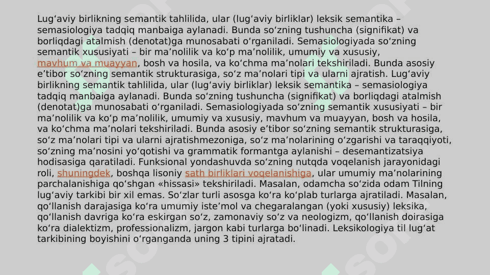 So’z va ma’no munosabati 4