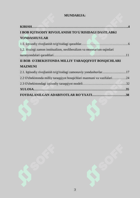 IQTISODIY RIVOJLANISH TO'G'RISIDAGI ASOSIY NAZARIYALAR 3