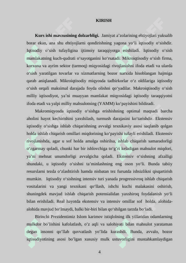 IQTISODIY RIVOJLANISH TO'G'RISIDAGI ASOSIY NAZARIYALAR 4