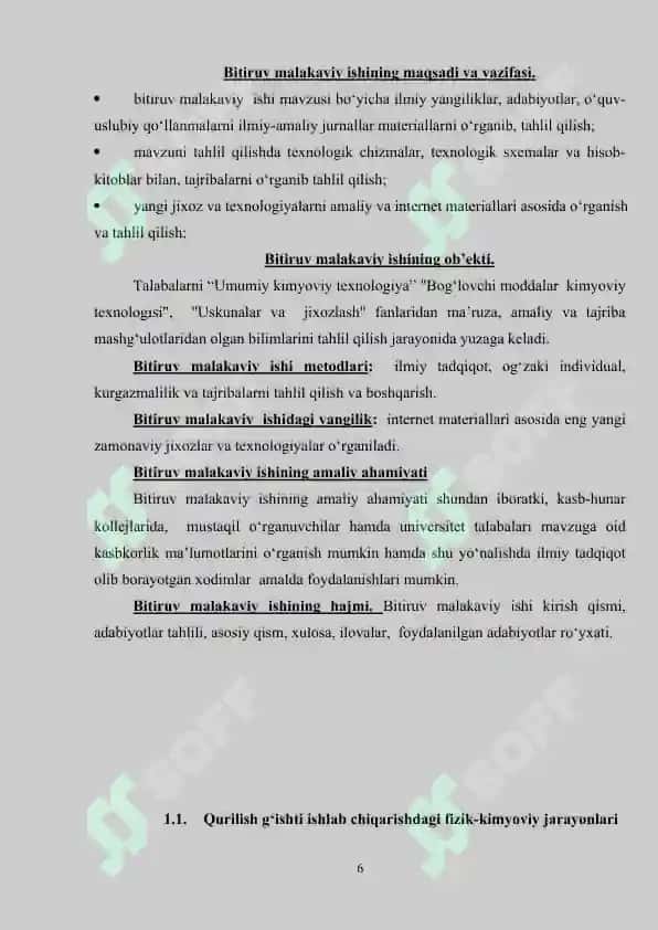 QURILISH G‘ISHTI ISHLAB CHIQARISH TEXNOLOGIYASI VA TUNELLI QURITGICH HISOBI 4