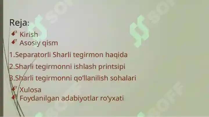 Separatorli Sharli Tegirmon 2